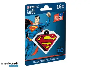 USB-muistitikku 16 Gt: n EMTEC DC -sarjakuvien keräilijä SUPERMAN