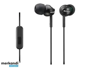 Sony MDR EX110APB Earphones with microfone Black MDREX110APB.CE7