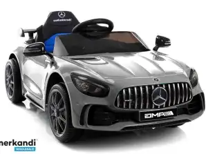 Mercedes GTR Batteri Bil Sølvmalt