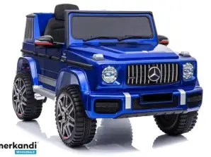 Mercedes G63 AMG Akülü Araba Mavi Boyalı