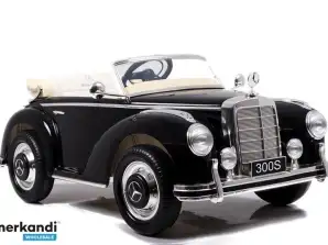Mercedes 300S Voiture à batterie peinte en noir