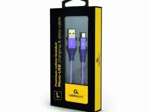 КабельXpert Микро-USB Кабель 1м CC-USB2B-AMmBM-1M-PW