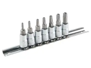 Наконечники Torx на битаде 35 мм. набор из 7 шт.