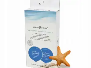CIRES DE CIRE PARFUMÉE 2pcs AROMATHERAPY PREMIUM 2pcs OCEAN NATURAL WAX 2PCS OCEAN