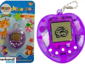 Kısa Zincirli Elektronik Tamagotchi Oyunu Mor