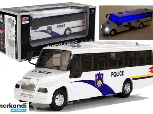 Maquette d’autobus de police Feux Blanc