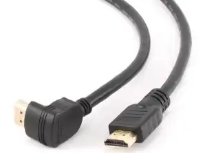 CableXpert HDMI-kabel 1.8m 90 grader mannlig til mannlig CC-HDMI490-6