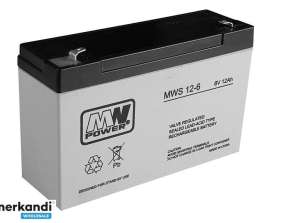 AGM gelbatteri for 6V12Ah batteri