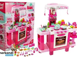 Cozinha Infantil Grande Torradeira Máquina de Café Rosa