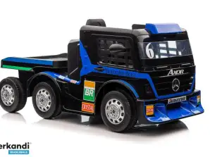 Akku Auto Mercedes   Anhänger XMX622B Granatrot LCD