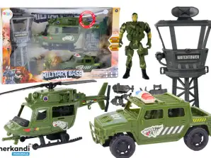 Militärhubschrauber Militärisches Kampffahrzeug Kontrollturm Soldaten-Kit