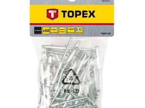 Aluminium klinknagels 3.2 x 10 mm. 50 stuks.