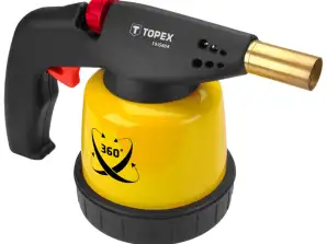 Lampe à souder à gaz pour cartouches de 190 g. allumage piézo. pour travailler dans n'importe quelle position