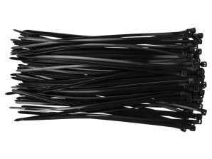 Ιμάντες σφίξης 3.6 x 200 mm. 100 τεμ.. μαύροι