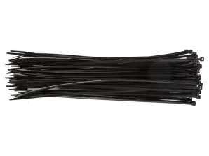 Ταινίες σύσφιξης 4.8 x 370 mm, 75 τεμ., μαύρες