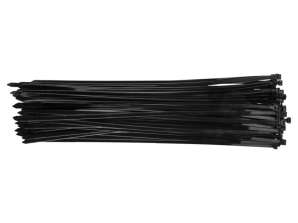 Ζώνες σύσφιξης 7.6 x 500 mm. 75 τμχ.. μαύρες