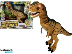 Dinosaure Tyrannosaure Se déplaçant Rugissant Brillant