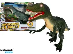 Dinosaure Vélociraptor Bouge Rugit Lueur