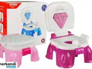 Pot rose avec diamant pour tout-petits