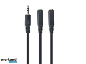 CableXpert kabel AUDIO splitter 3.5MM/10CM WHT CCA-415-0.1M