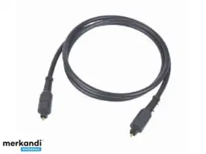 Gembird Toslink - 1m - TOSLINK - TOSLINK - 1 m - Svart CC-OPT-1M
