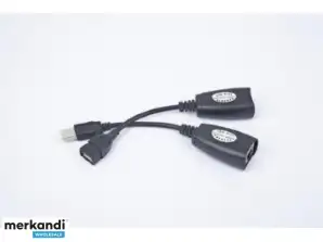 CableXpert USB bővítő akár 30 m-ig - USB - RJ-45 - 0,17 m - Fekete UAE-30M