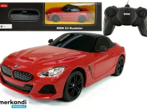 Auto R/C BMW Z4 Roadster Rastar 1:24 Rød