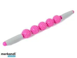 Bâton de massage avec 5 balles (rose)