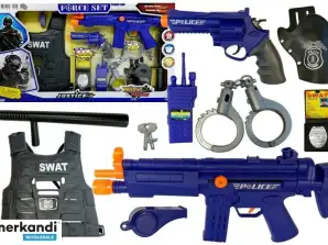 Police Set Rifle Shooting Sounds Pullback