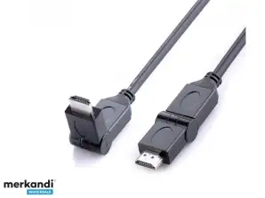 Reekin HDMI-kabel - 2,0 meter - FULL HD 270 grader (høy hastighet w. Ethernet)