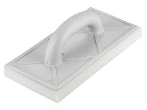 Schaumkelle mit Dichte von 25 mm. 280 x 140 mm. Kunststoffgriff