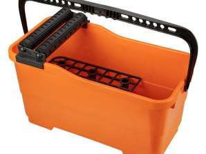 Kit de carrelage : conteneur avec grille et rouleaux 25l, truelle en caoutchouc, truelle en éponge douce