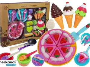 Set de dulces Postres Helado Galletas Accesorios