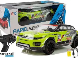 Télécommande Voiture de Rallye 1:10 Vert R/C