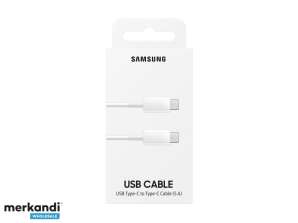 Кабель Samsung USB C — USB C 2.0, 1 м, белый EP-DN975BWEGWW