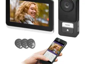 Kit de sonnette vidéo Philips WelcomeEye Connect 3rd. 2 fils. 7 pouces. Wi-Fi. écran tactile. 3K.