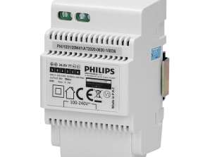 Transformateur modulable Philips WelcomeEye Power pour systèmes de visiophonie 230V AC/24V DC. installation