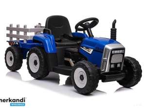 Accu Tractor met Aanhanger XMX611 Blauw