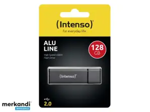 Intenso Alu -linjan USB-muistitikku 128 Gt 2.0 3521495