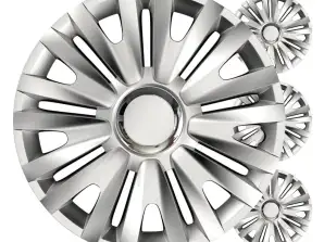 Auto-Radkappen 4St. Königliches Silberset, 40,6 cm, Farbbox