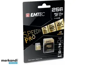 Emtec MicroSDXC 256GB SpeedIN PRO CL10 100MB/s FullHD 4K UltraHD