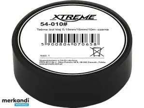 54 010# Κολλητική ταινία αγωγών 0.15mm/15mm/10m Μαύρο
