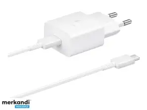 Samsung snellaadadapter met datakabel USB Type-C 15 Watt EP-T1510XWEGEU