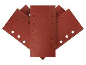 TOP 54H006 Velcro Schleifpapier 115 x 230 mm. K180. 5 Stk. mit Löchern