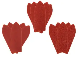 Delta Schleifpapier mit Klettverschluss 32 x 92 mm. K60. K100. K180. Set 15 Stück.