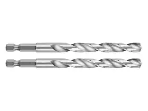 Metaalboor Hex 7,5 mm. 2 stuks.