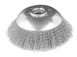 Drahtbürste für benzinbetriebenen Mäher 150 x 25,4 mm weich