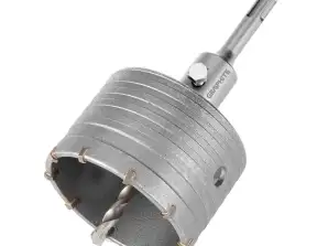 Borekronen i hardmetall 85mm med SDS-adapter og ledende borr