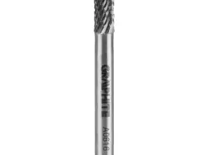 Metalo freza HM tipas A cilindrinė 6 x 16 mm kotas 6 x 45 mm