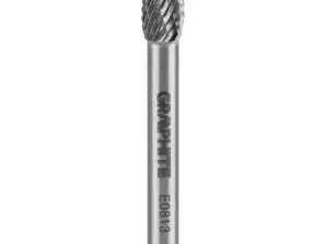 Metalo freza HM tipo E ovali 8 x 13 mm kotas 6 x 45 mm